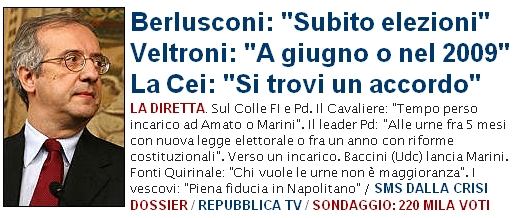 Accordo Berlusconi Veltroni