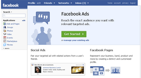 Facebook adv social