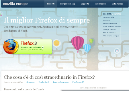 mozilla firefox comunicazione strategia